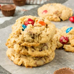 Soft Peanut Butter Oatmeal Cookie Recipe