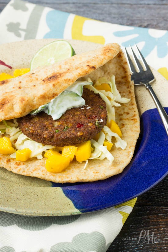 Full of crunch from curry slaw, sweetness from mango and a coo yogurt sauce you'll love the flavors and textures of Spicy Indian Naan Wrap Spicy Indian Naan Wrap