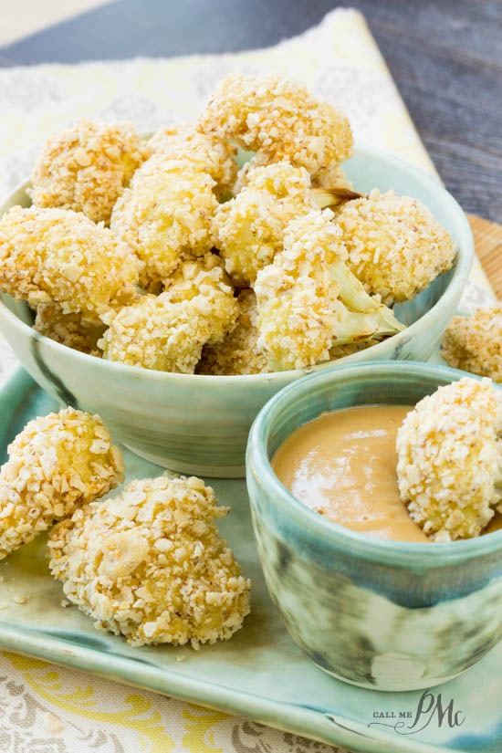 Baked Breaded Cauliflower Bites