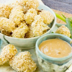 Baked Breaded Cauliflower Bites