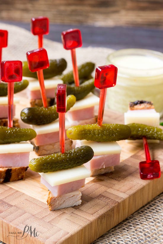 Cuban Sandwich on a Stick Appetizer