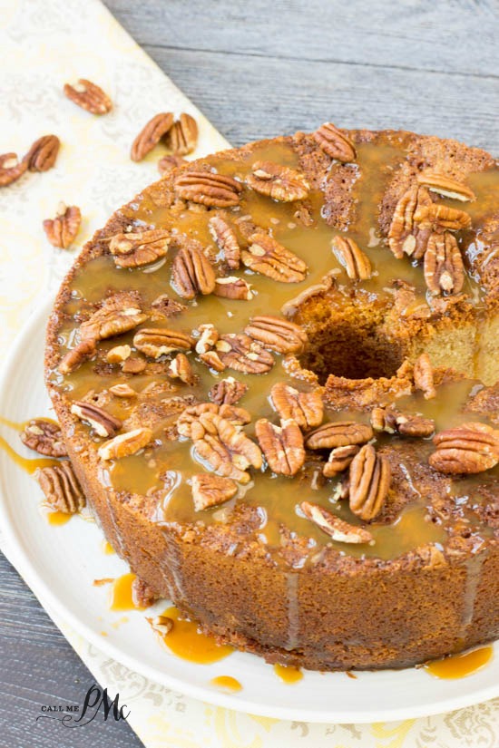 Homemade Pecan Pie Pound Cake  