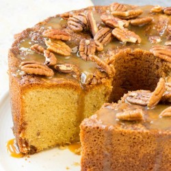 Homemade Pecan Pie Pound Cake