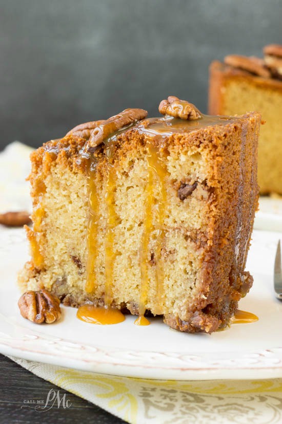 Homemade Pecan Pie Pound Cake  