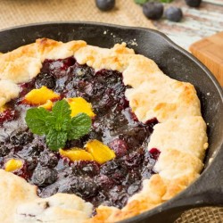 Blueberry Mango Cobbler