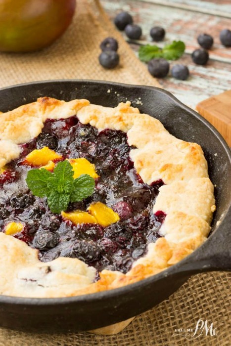 Blueberry Mango Cobbler