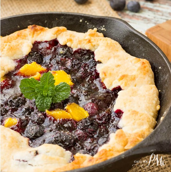   Blueberry Mango Cobbler 