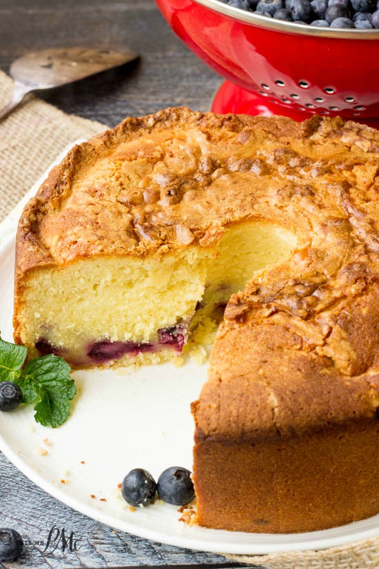 Fresh Blueberry Pound Cake Recipe