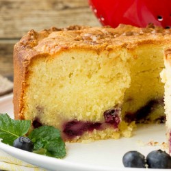 Fresh Blueberry Pound Cake Recipe