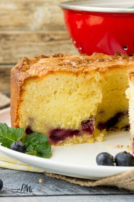 Fresh Blueberry Pound Cake Recipe