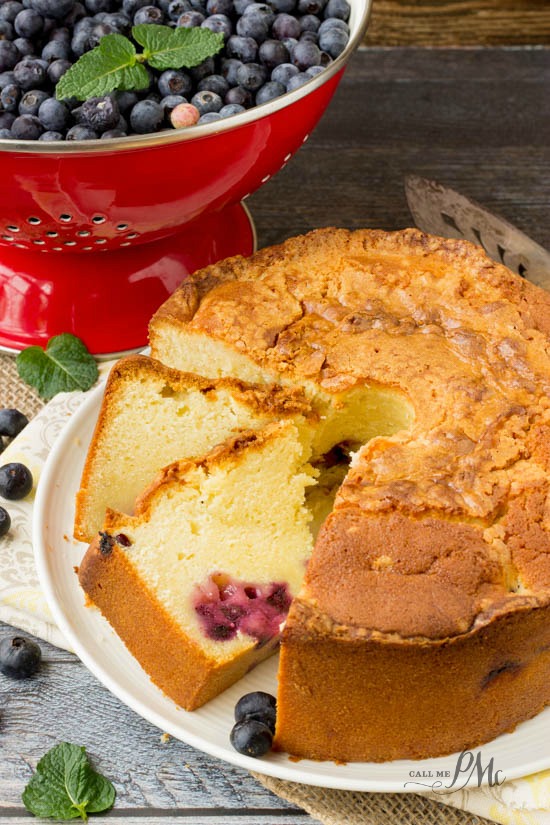 Fresh Blueberry Pound Cake Recipe