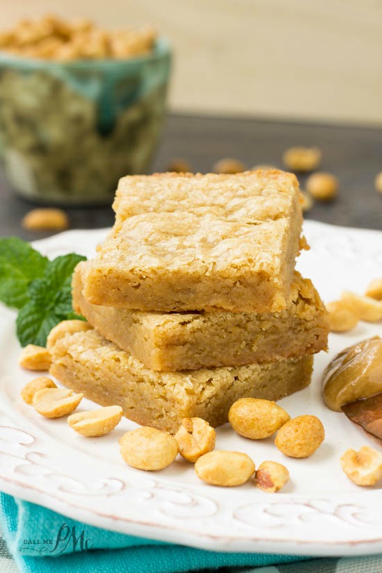 Peanut Butter Blondies 