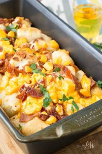 cheese and bacon pull apart bread