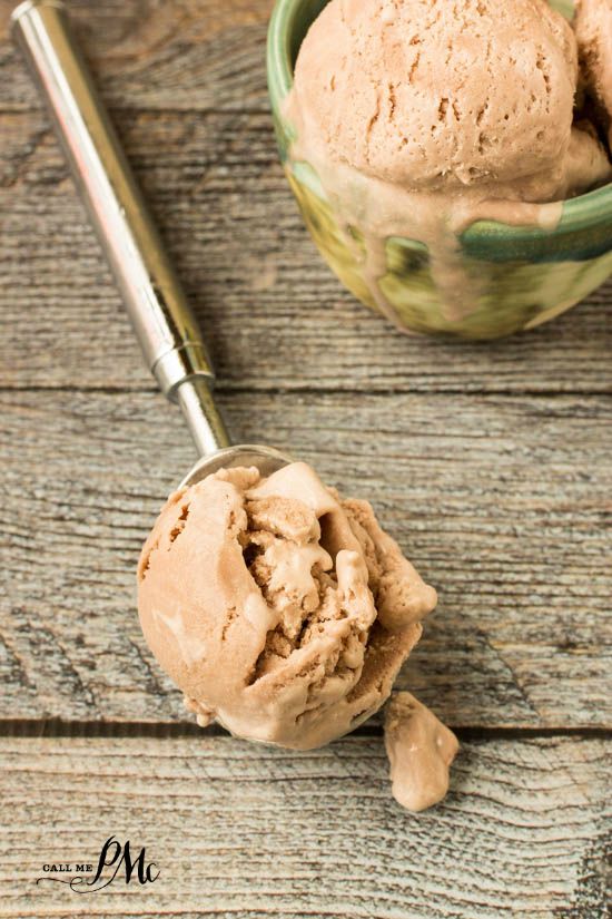 Almond Milk Ice Cream in scoop