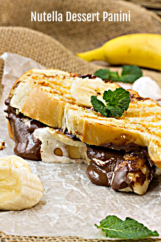 Easy Nutella Dessert Panini