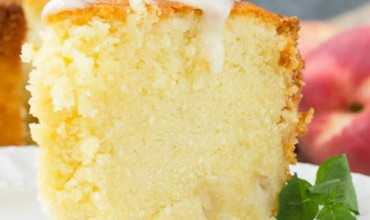 Two Step Fresh Peach Pound Cake Recipe Two Step Fresh Peach Pound Cake Recipe