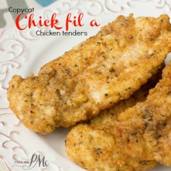 Copycat Chick-fil-a Chicken Strips recipe