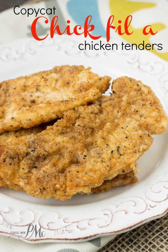 Copycat Chick fil a chicken tenders Recipe - tastes just like the real thing!