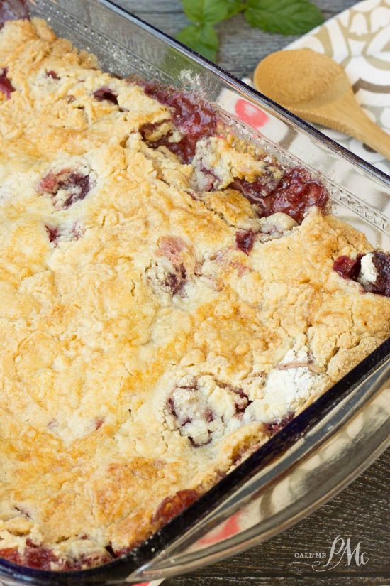 Homemade Easy Strawberry Dump Cobbler recipe Easy Strawberry Dump Cobbler is also known as Ridiculously Easy Cake and Are You Kidding Me Cake?
