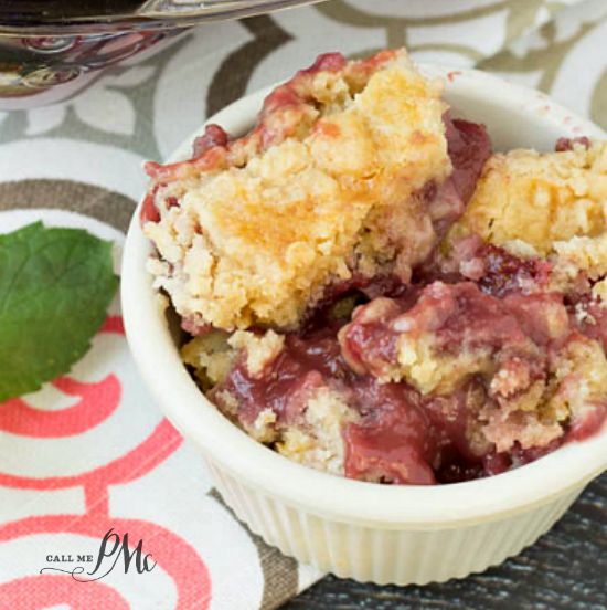 Easy Strawberry Dump Cobbler