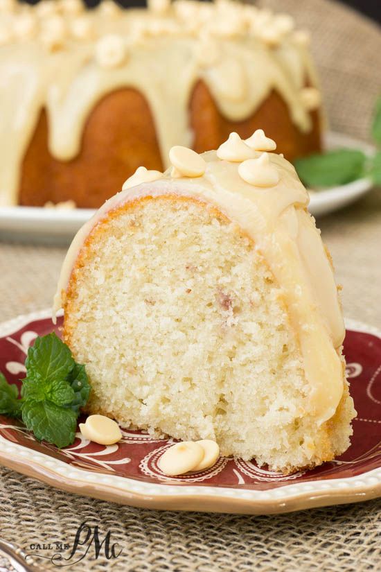 Greek Yogurt Strawberry Jam Pound Cake is divine. It's incredibly moist and topped with white chocolate ganache. 