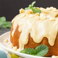 Greek Yogurt Strawberry Jam Pound Cake