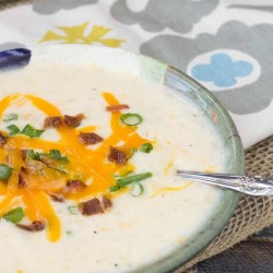 Hash Brown Slow Cooker Potato Soup