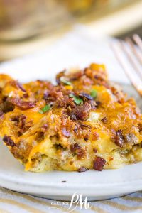 Overnight Sausage Egg Breakfast Casserole 