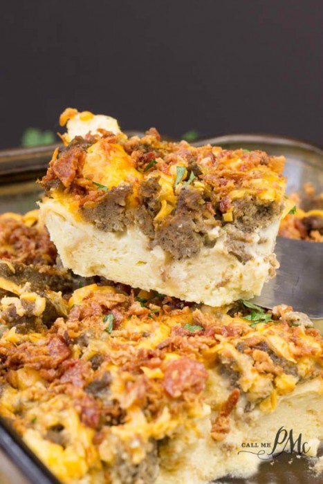 Overnight Sausage Egg Breakfast Casserole