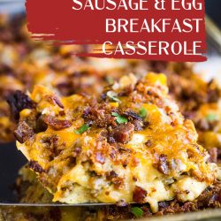 Overnight Sausage Egg Breakfast Casserole