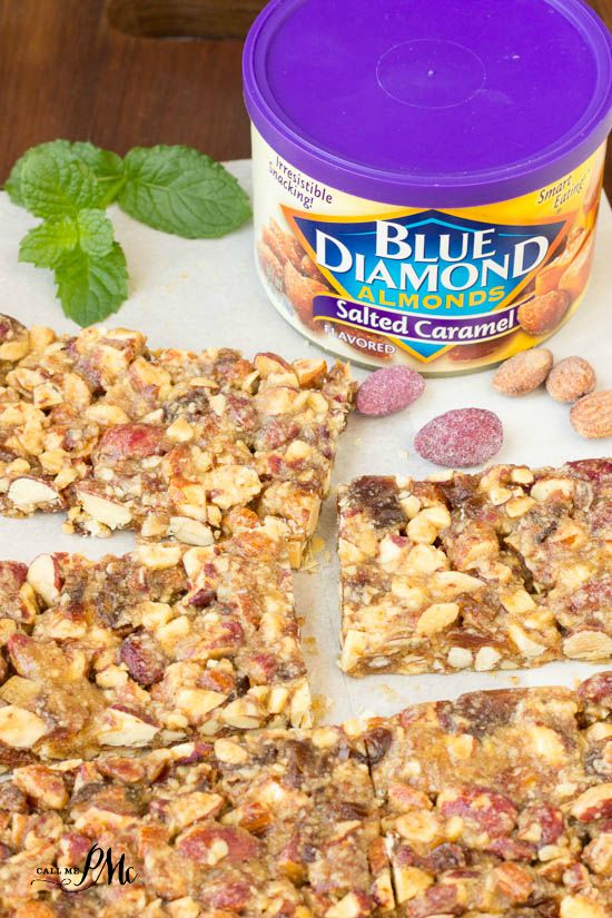 I tried these Salted Caramel and Blueberry Almond Snack Bars and they are easy and delicious!