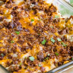 Overnight Sausage Egg Breakfast Casserole