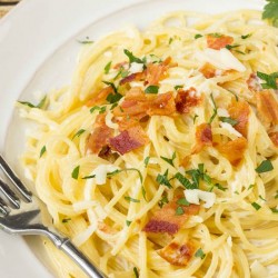 20 Minute One Pot Pasta Carbonara