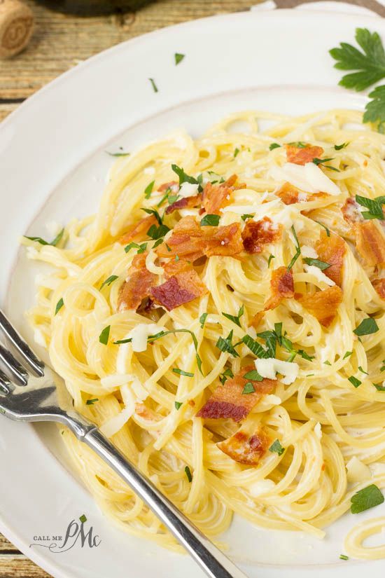 20 Minute One Pot Pasta Carbonara recipe is my family's favorite, they ask for it over and over! #OnePanPronto #ad