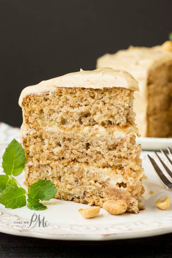 Scratch-Made Banana Cake with Peanut Butter Frosting Recipe is the ultimate dessert for the ultimate banana and peanut butter lover!