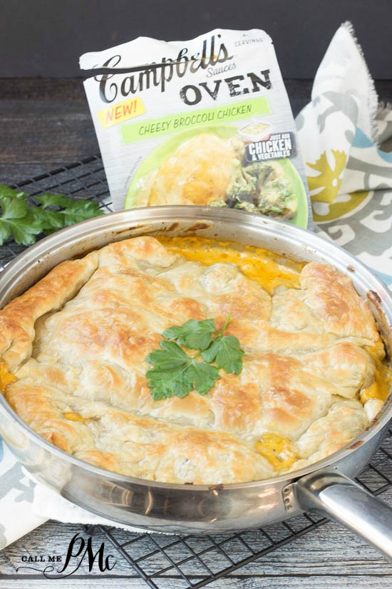 Chicken Broccoli Puff Pastry Pot Pie Recipe 