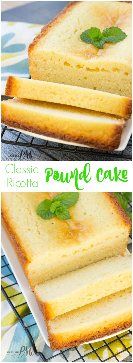 classis ricotta pound cake
