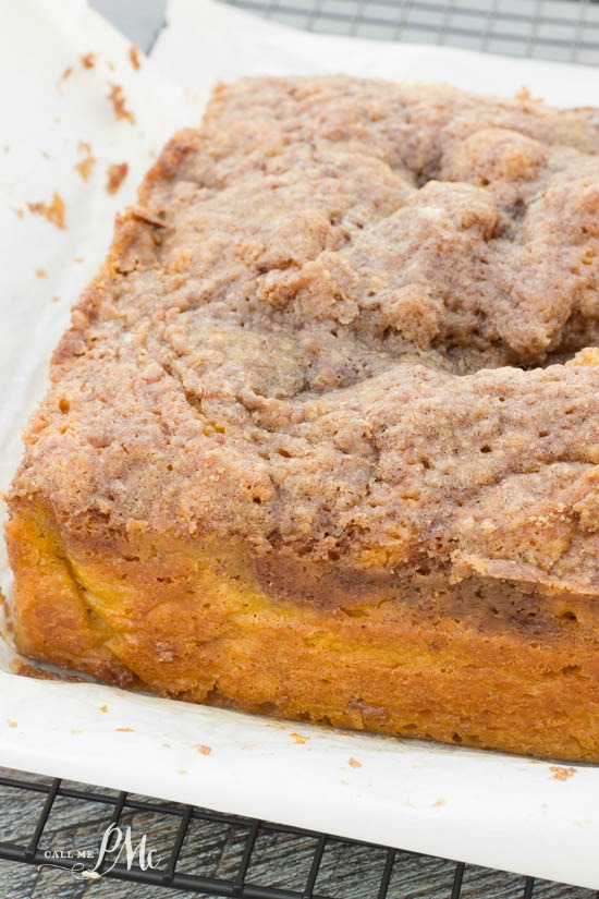 Easy Buttermilk Pumpkin Coffee Cake with Brown Sugar Streusel Recipe 2w