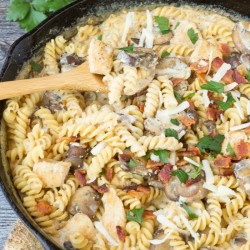 Stove Top Chicken Ricotta Pasta