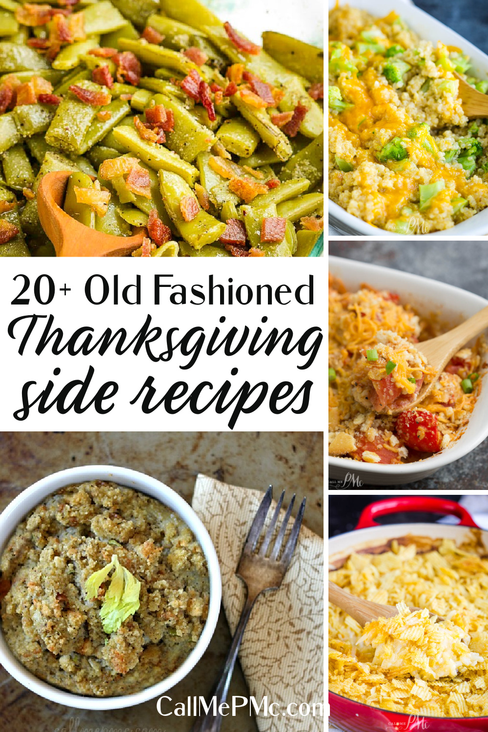For Thanksgiving, I like good Old Fashioned Thanksgiving Side Dishes. The classics. Maybe you do too and it's your first year to host Thanksgiving dinner.