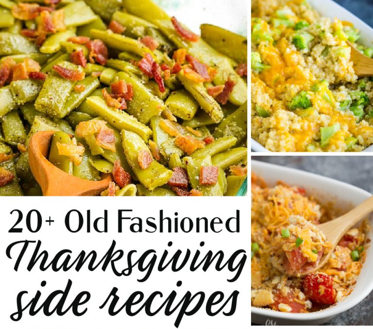 Old Fashioned Thanksgiving Side Dishes