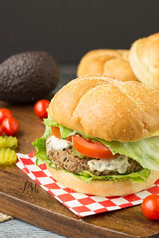 Spicy Homemade Black Bean Veggie Burger 