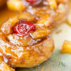 5 ingredient puff pastry pineapple upside down cinnamon rolls