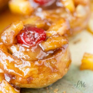5 ingredient puff pastry pineapple upside down cinnamon rolls