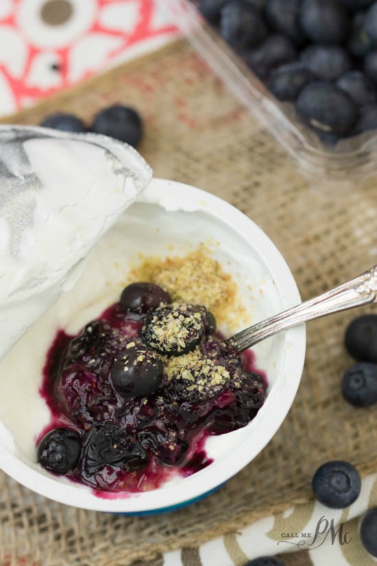 Greek Yogurt Mix Ins to 1 Up Your Cup with tasty add in ingredients 1-Up Your Cup with Greek Yogurt Mix Ins. Easy, tasty, delicious!
