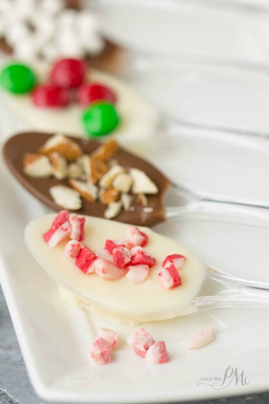 Learn how to make these delicious chocolate covered spoons from CallMePMc.com - How To Make Chocolate Covered Spoons #DunkinToTheRescue #ad #sponsored Chocolate Covered Spoons
