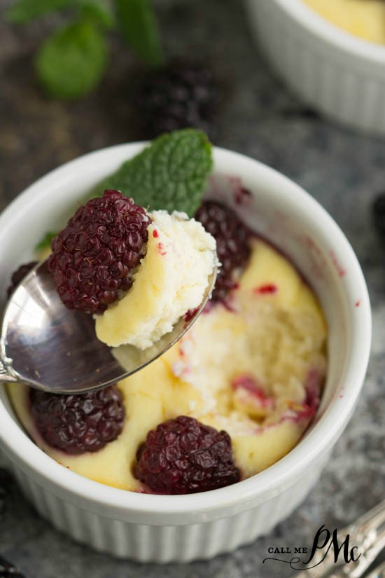 Baked Blackberry Ricotta Cheesecake  