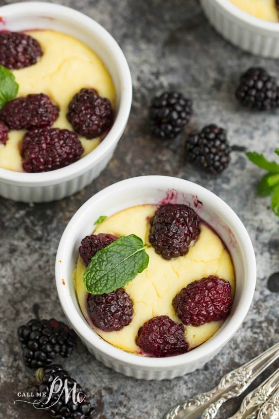 Baked Blackberry Ricotta Cheesecake has a creamy filling, and fresh fruit. This combo makes this dessert irresistible!