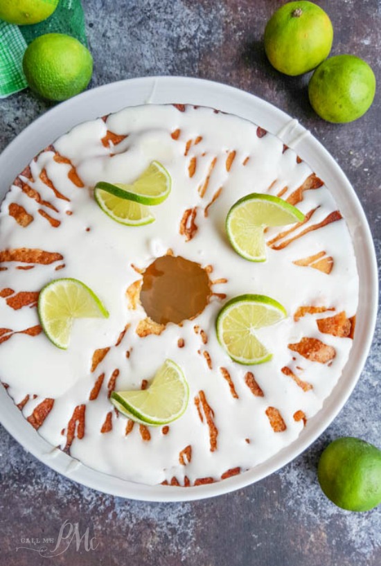 Scratch-made Key Lime Pound Cake 