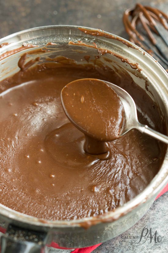 Chocolate Frosting with Cocoa Powder and Powdered Sugar >